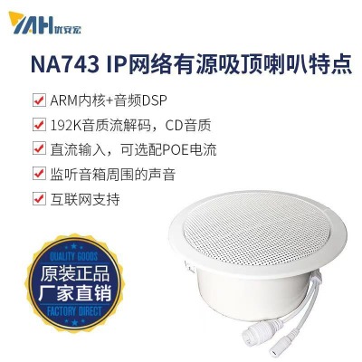 網(wǎng)絡天花喇叭 IP吸頂音箱