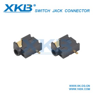 斜口插座 沉板斜口座3.5四極沉板式.4.2h反沉耳機插座