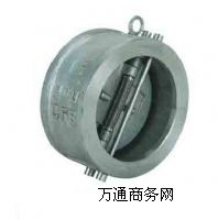 鑄鋼止回閥,H76H對夾雙瓣式止回閥